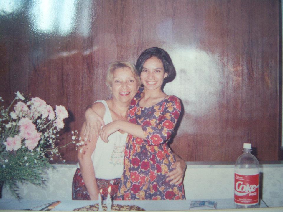Debbie Rodrigues, pictured right, with her mother 